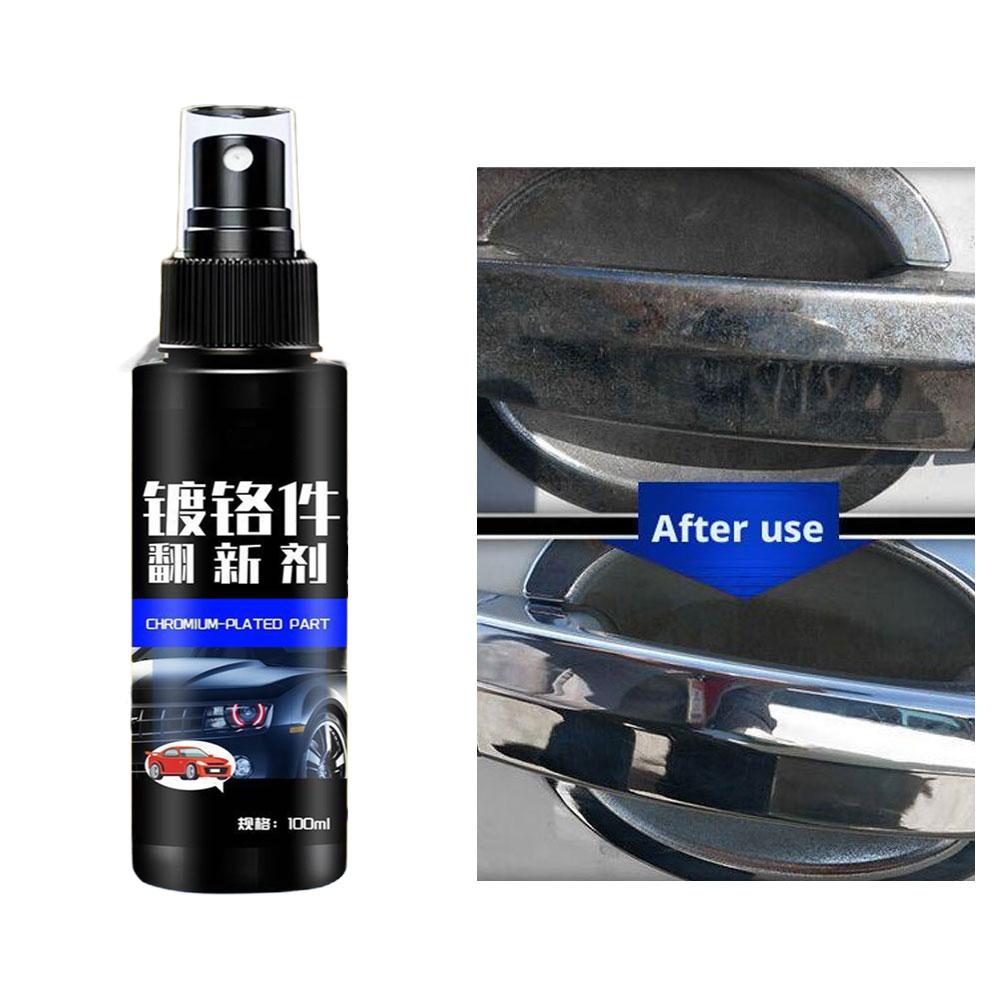 Car Restoration Polishing Spray Spray Multi-Purpose Car Rust Remove Oxide Layers for Wheel Hub Handle Window Lasting Metal Clean
