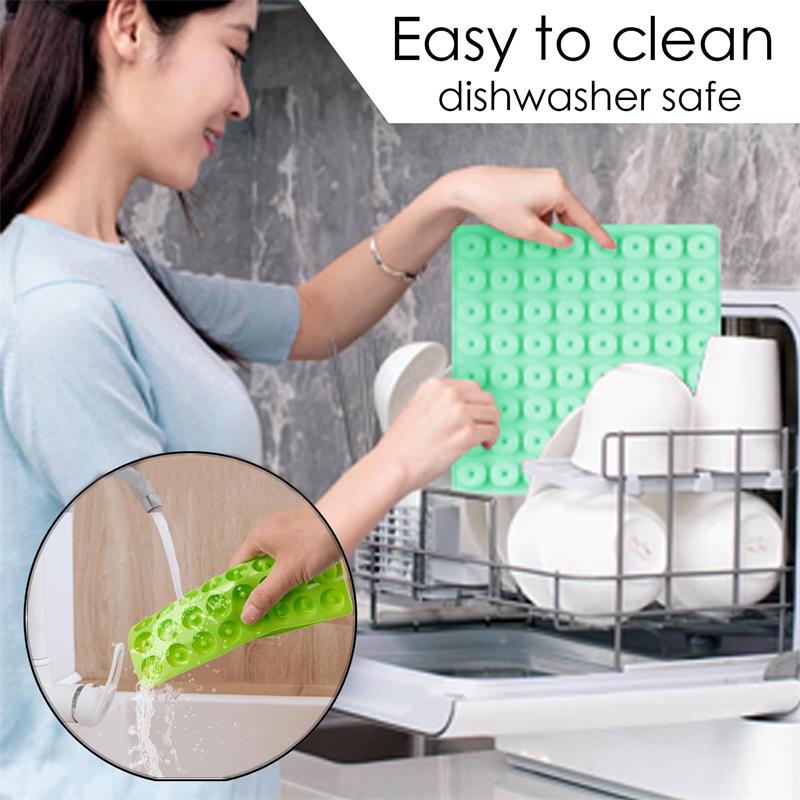 Gummy bear formelės silikoninis mini dydis, nepridegantis šokoladinis saldainis guminis formelis vaikams su 2 lašintuvais, pakuotė