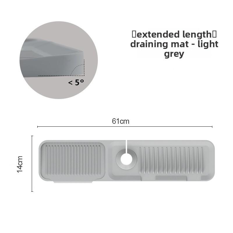 Silicone Drain Pad, Faucet Drain Pad, Kitchen Countertop Sink Drain and Splash-proof Wonder