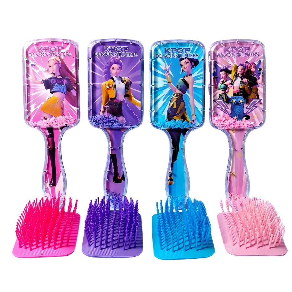 In Stock Comb Cartoon Rumi Mira Zoey Air Cushion Massage Comb Anime Peripheral Accessories Girl Birthday Gift