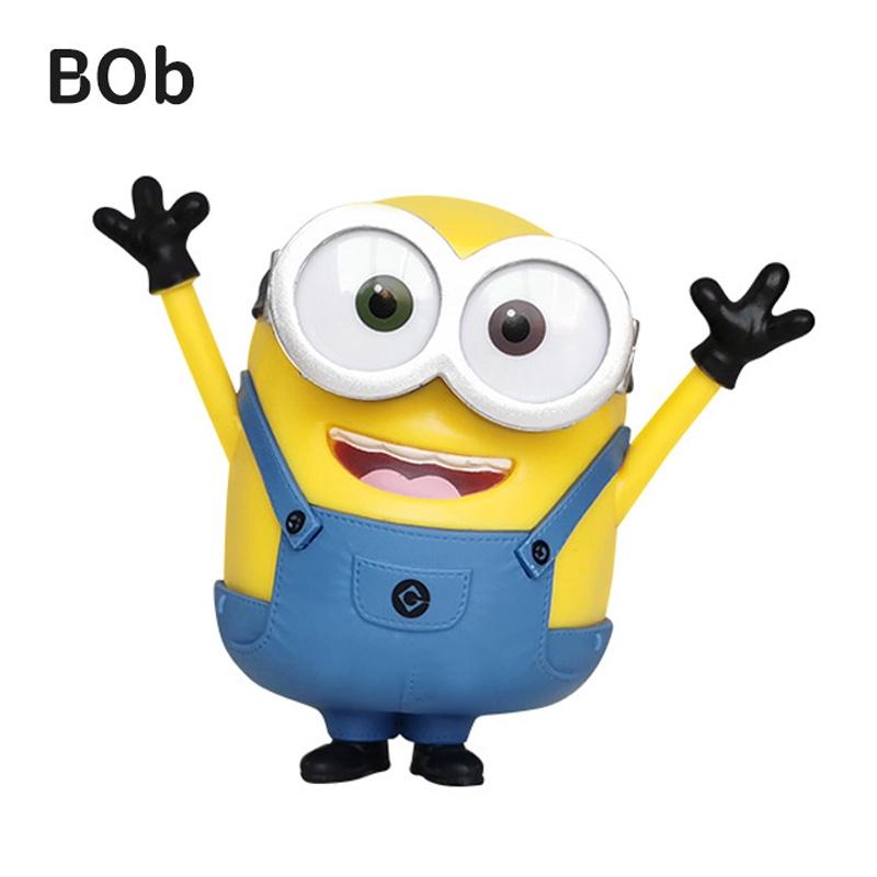 Despicable Me Minions Bob/kevin/stuart Toy Doll Model Action Figure For Kids No Toxic No Fading Perfect Cake Topper Home Decor