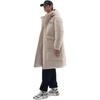 Anta Comfortable Casual Simple Long Hooded Loose Down Jacket Men Outerwear Wood-Color 152518904-1