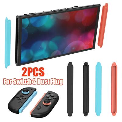 2PCS Tapón Antipolvo Carcasa Lateral Carcasa Antipolvo Paquete Tapón Antipolvo de Silicona para Consola Switch de 2ª Generación Accesorios Tapón Antipolvo