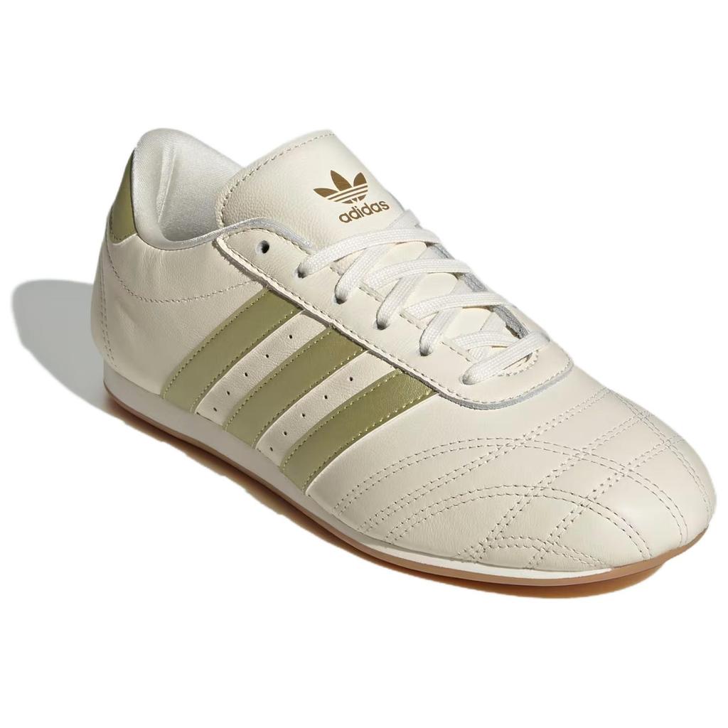 Adidas Taekwondo Schnürschuhe Creme Gold Metallic Damen Sneaker Cremeweiß Gummi JQ0570