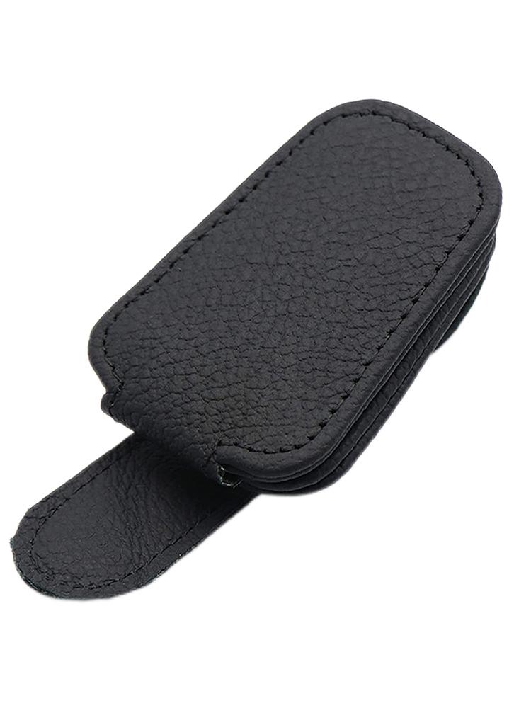 

Car Magnetic Sunglasses Holders Universal Car Hanger Clip Glasses Mount Ticket Card Clip Eyeglasses Mount Car Visor Accessories чёрный