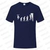 Fashion T-Shirts Male Tshirts Men Summer Tee Shirt Women Evolution Climbing Design Short Sleeve Top Tees Female Boy Brand Tees