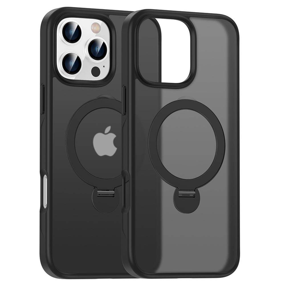 Husă pentru iPhone 16 Pro Compatibilă cu MagSafe PC+TPU Suport Rotativ Husă Telefon