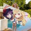 M-My Dress-Up Darling Marin Kitagawa Anime Strand Badetuch Weiches Saugfähiges Waschlappen für Kinder Reise Camping Fitnessstudio