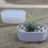 Rectangular Storage Box Silicone Mold Diy  Epoxy Glue Mold Elliptical Succulent Flower Pot Gypsum Cement Mold