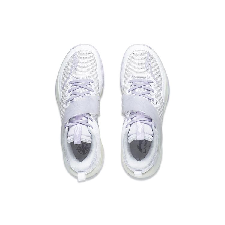 New LiNing Liren3 TEAM Durable Breathable Low Top Professional Basketball Shoes Standard White ABAS095-3