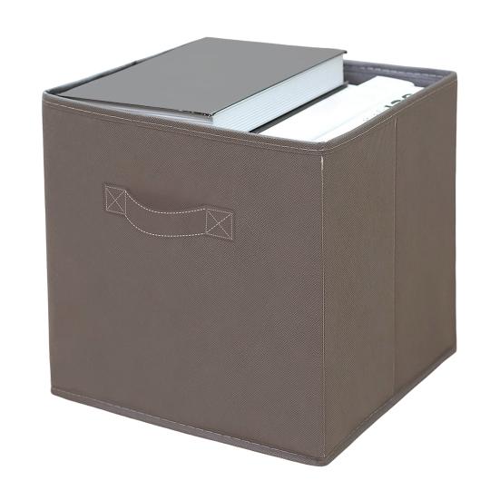 Fabric Storage Cube with Handle Large Capacity Easy Access Foldable Heavy-Duty Toys Clothes Storage Box Organization Accessory
