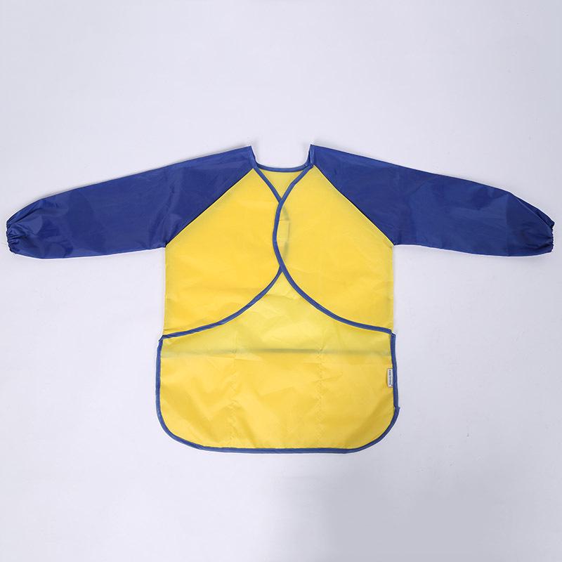 Children's Long-Sleeved Art Apron for DIY Painting & Pottery