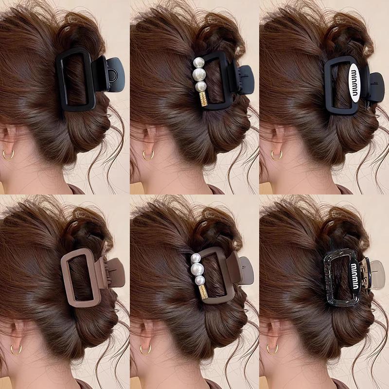 Elegant French Retro Small Shark Hair Clip for Thin Hair