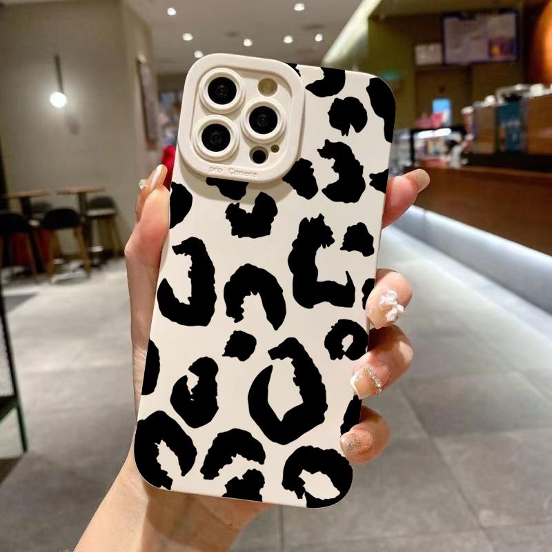 Leopard Print Pattern Case for Samsung S26 S25 Ultra S23 Plus S22 S21 S24FE A55 A54 A53 A52 A33 A34 A35 A36 A56 A15 A16 5G Cover