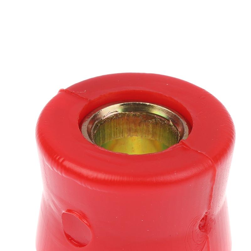4Pcs 10/12Mm Motorcycle Front/Rear Shock Absorber Rubber Buffer Rubber Red Shock Absorber Bumper Block Sleeve Cushion Rubber
