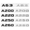ABS Car Letter Rear Stickers Trunk Badge Emblem Decal for Mercedes Benz A63 A200 A220 A250 A260 A Class W168 W169 W176 AN1