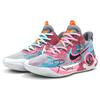 Nike KD Trey 5 IX Cushioning Slip Resistant Abrasion Resistant Breathable Mid top Basketball Shoes Unisex Blue Pink CW3402-011(Team628-)