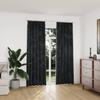 Vidaxl Curtains with Hooks, 2 Pcs, Velvet, Anthracite, 140X225 Cm