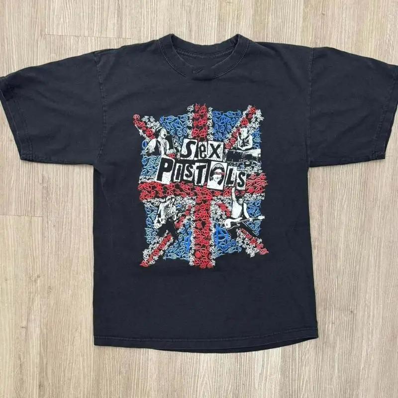 Sex Pistols Группа Черная Все размеры Футболка Для фаната S разноцветный