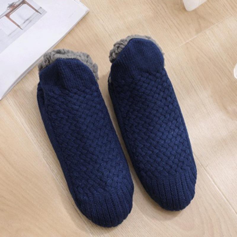 Winter Snow Socks Unisex Thicken Warm Home Bedroom Socks Men and Women Slippers Non-Slip Foot Warmer Carpet Knitted Socks