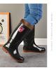 Men's Military Protection Non-Slip High-Top Water & Rain Rubber Shoes