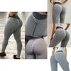Womens High Waist Push Up Yoga Pants Ruched Leggings Breathable Stretchy Workout Tights