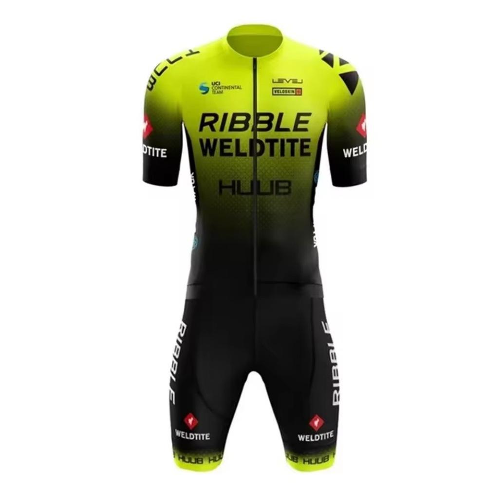 

Summer Short-sleeved Triathlon Onesie Cycling Suit Cycling Suit Triathlon Mountain Bike Racing Suit 2026 Summer Breathable One-piece Cycling Suit Set 7XL