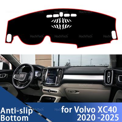 Für Volvo XC40 2020 2021 2022 2023 2024 2025 Innenzubehör Armaturenbrett Abdeckung Polster Sonnenschutzmatte UV-Schutzmatte