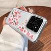 For Xiaomi 14T 13T Pro Poco F6 X6 Pro X5 Redmi 14C Note 14 Pro 13 12 11 Cover Floral Print Soft Silicone Clear Slim Shockproof Protection Phone Case