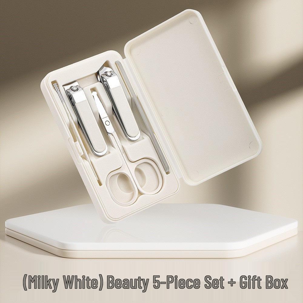 Portable Anti-Splash Nail Clipper & Manicure Set
