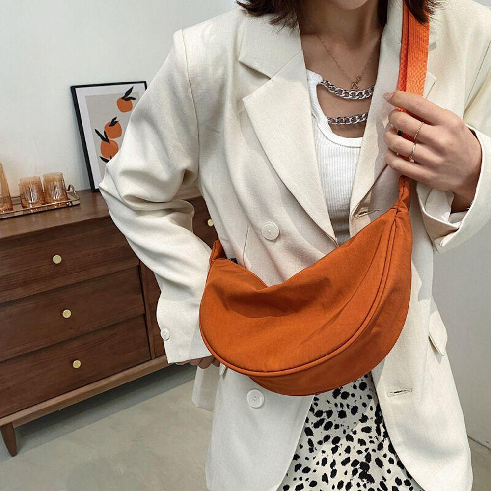 Canvas Nylon For Girls Crossbody Bag Single Shoulder Bags Women Messenger Bags Korean Dumpling Bags