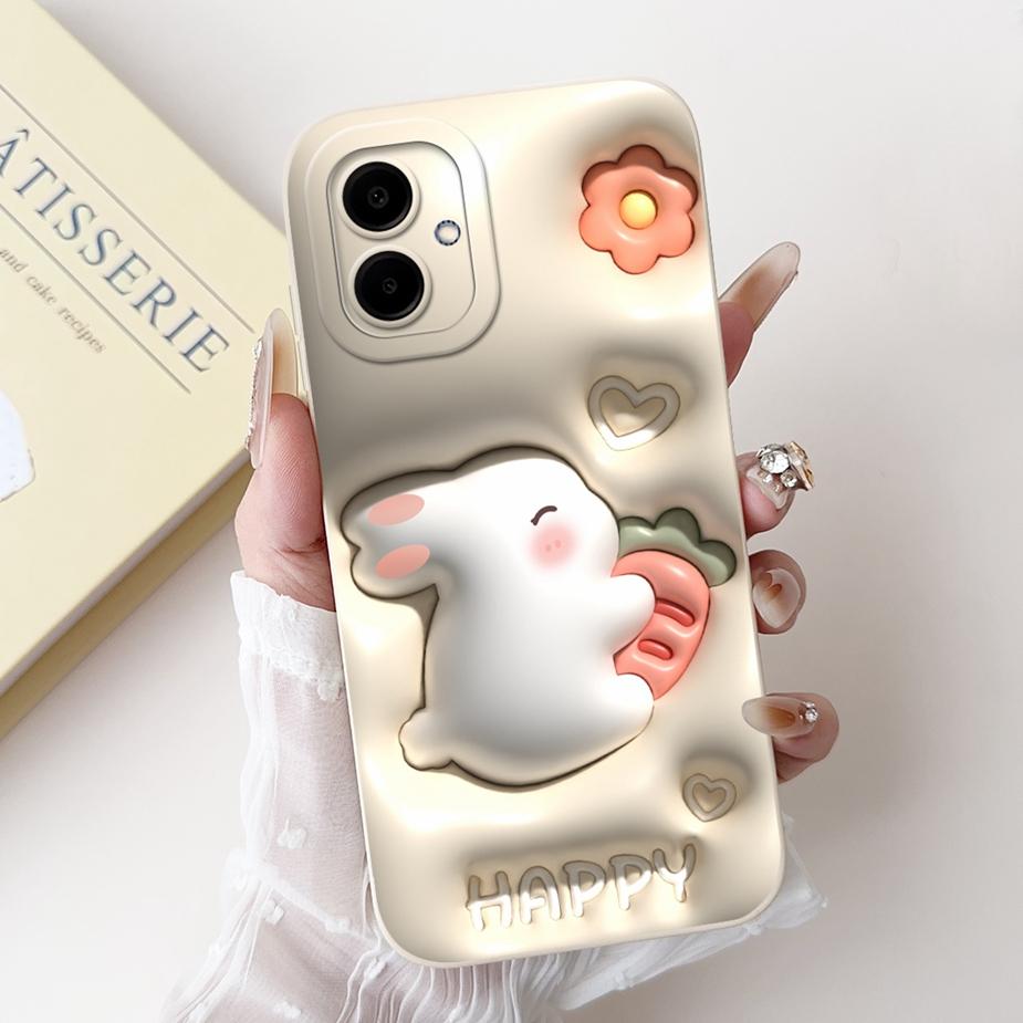 For Samsung Galaxy A06 Case SM-A065F Cute Panda Cartoon Cover Shockproof Phone Case For Samsung A06 A 06 GalaxyA06 4G Soft Shell