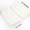 Fuzzy Faux Fur Leg Warmers Costume Party Fur Heels Long Boots Cuff Cover