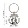 Gordon Setter - Keychain with a Dog, Keychain with a Print, Personalized Pendant from the Art-Dog Brand