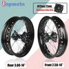 Для KAYO BSE Apollo Xmotos Racing Supermoto 14-дюймовий Набір Передніх Задніх Коліс 2.50-14" 3.00-14" Алюмінієвий Диск Брудовий Питбайк Позашляховик