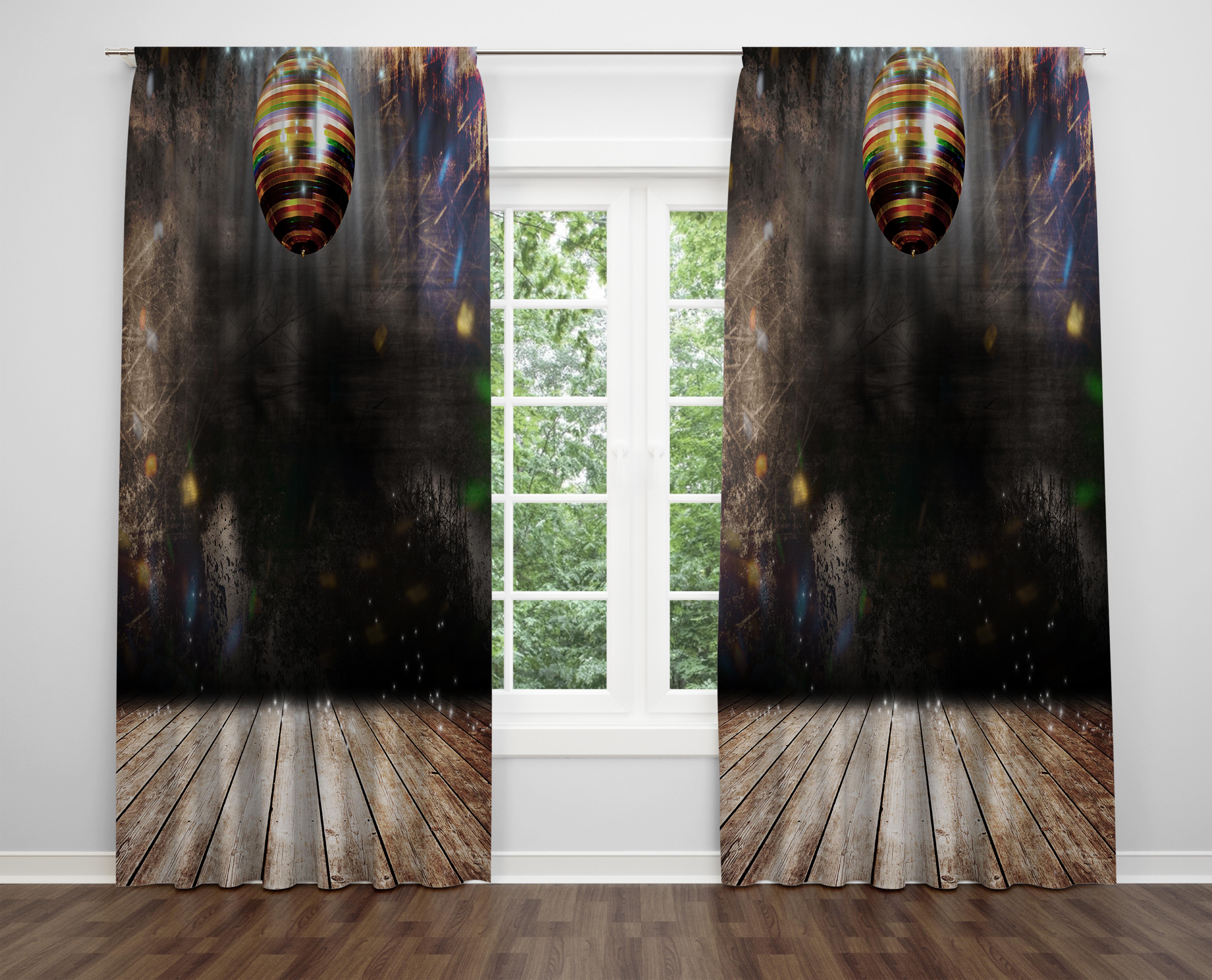 

Декоративний дизайн, високоякісна бавовняна тканина, ви можете вибрати одну або подвійну фіранку з крила 1 piece різнокольоровий