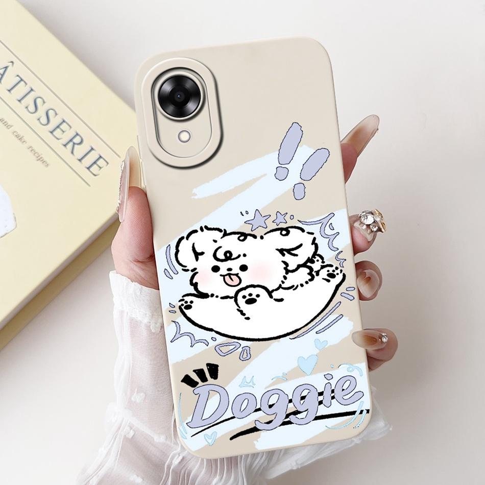 For OPPO A17k A17 2024 New Cute Cartoon Pattern Soft Silicone Case For Oppo A17 A 17 17k CPH2471 CPH2477 Protective Phone Cases
