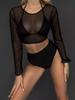 1011 Russian Popular Sports Swimsuit with Chest Pad Women's Split Sexy Bikini