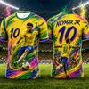 2026 Nový Brazílie Speciální Neymar 10 Potisk Fotbalový Dres Pro Pánské Tričko Letní Rychleschnoucí Sportovní Trička Neformální Dětská/Dospělácká Vrchní Díly
