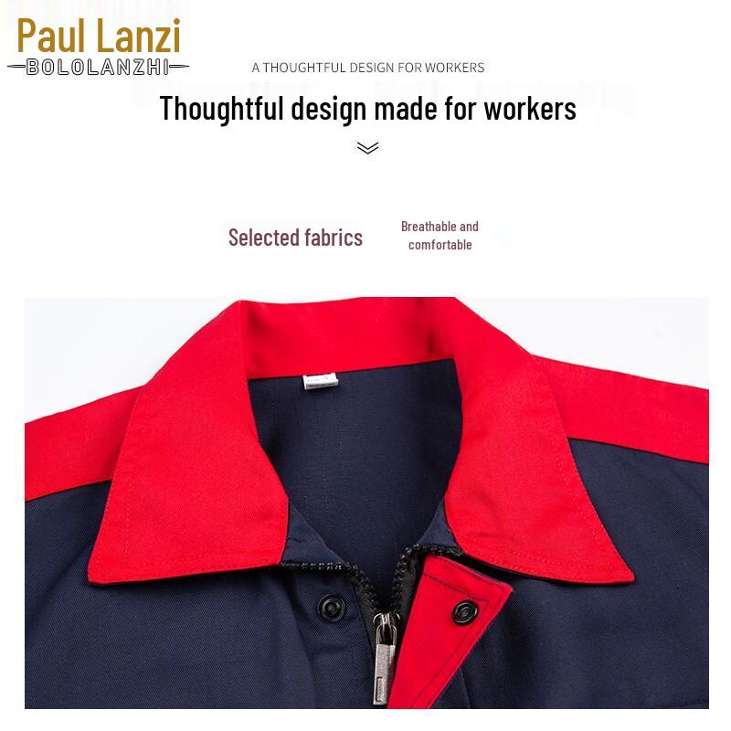 Paul Lan Zhi Men's Anti-Static Work Uniform Set