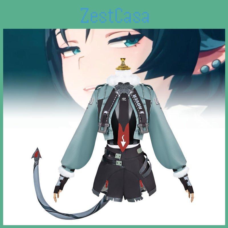 Cute And Refreshing Simplified Du Cosplay Costume Full Set For Game Character Role Play Summer 2024