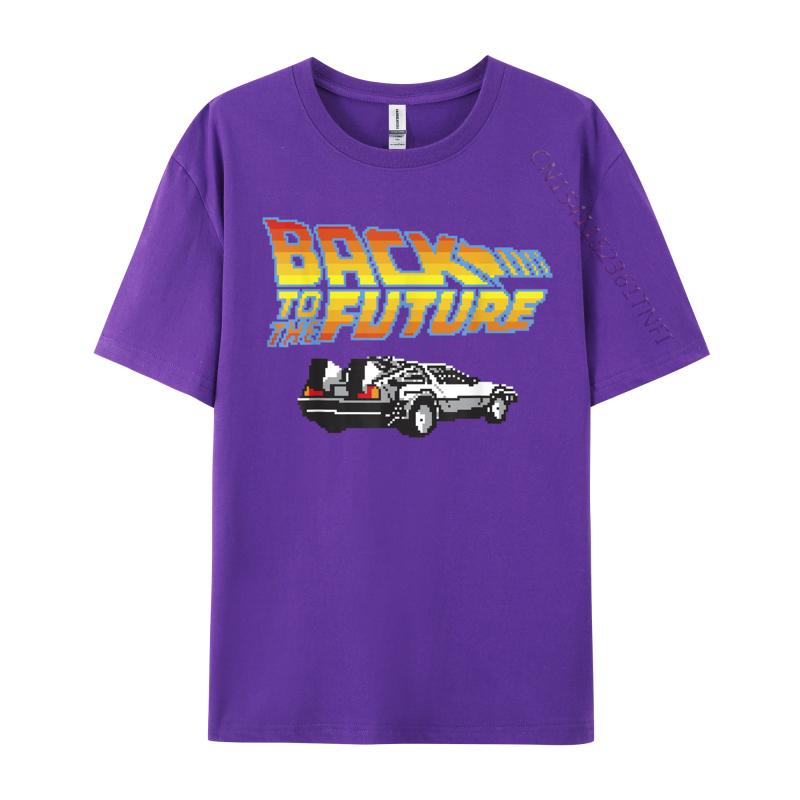 Unisex Clothing 8bit Delorean Tshirts Newest Top Tshirt Cotton Tops Tees For Unisex Tops Tees Normal T Shirts Comfortable