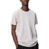 Uniqlo Solid Color Crew Neck Short Sleeve T-Shirt Unisex Tops Light-Gray 455365-02