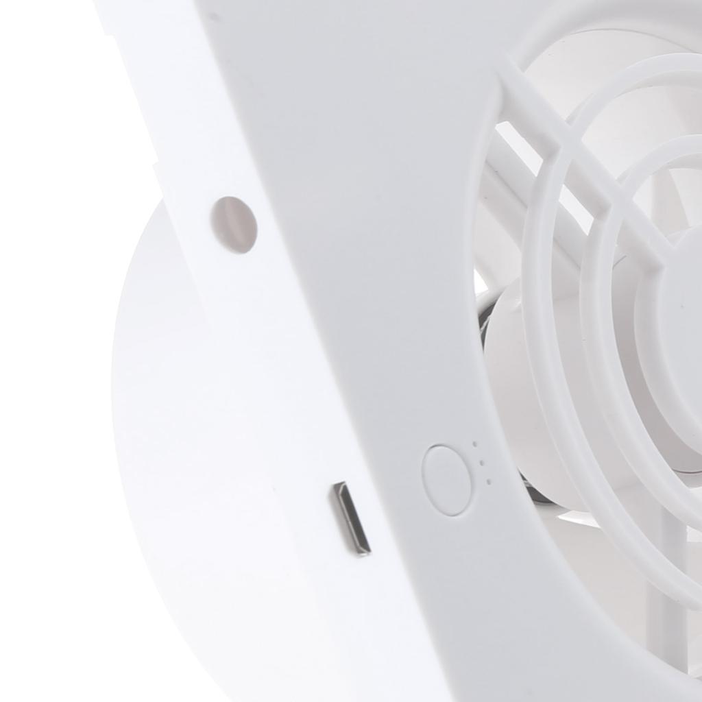 Intake Fume Extractor Blower 4W Mini Duct Fan 3'' 75mm 3 Speed Adjustable Air Extractor Exhaust Ventilation for Bathroom