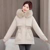 Winter New Big Fur Collar Korean Version Fashionable Versatile Padded Jacket Loose Coat