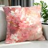 Art LLight pink gentle petalsed Cushion Cover Cushion Cover Set Pcs x x x Pillowcase Decorative Sofa Home Decor