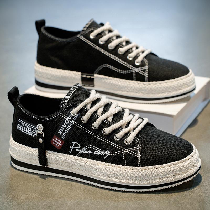 Heiße Trendige Segeltuchschuhe Herren Marke Flache Schuhe Mokassins Atmungsaktive Lässige Laufschuhe Für Herren Leichte Studenten Skateboard Schuhe