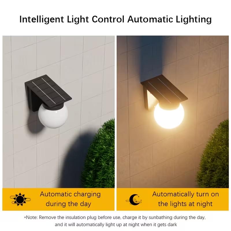 Solar Street Lamp Outdoor Garden Pathway Lighting IP65 Landscape Decoration Wall Lamp for Garden Yard Gate and Pathway Lighting