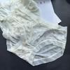 Ladies Spring and Summer Lovely Print Nude Feel Comfortable Mesh Yarns Pastoral Style Underwear