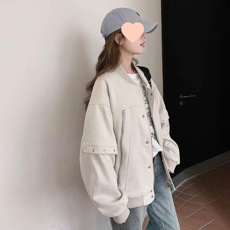 Women's American Retro Baseball Jacket - Spring, Autumn, Winter 2025 - Heavy Metal Casual Fashion Top